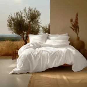 Organic Cotton Sateen Pillowcase Pair