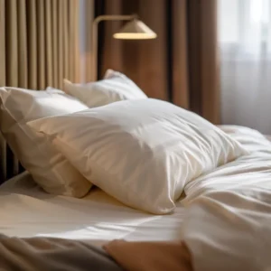 Organic Cotton Waterproof Pillow Case Encasement Pair