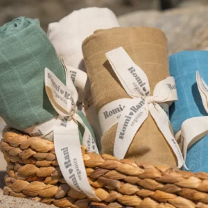 Romi & Rani Organic Cotton Muslin Swaddles